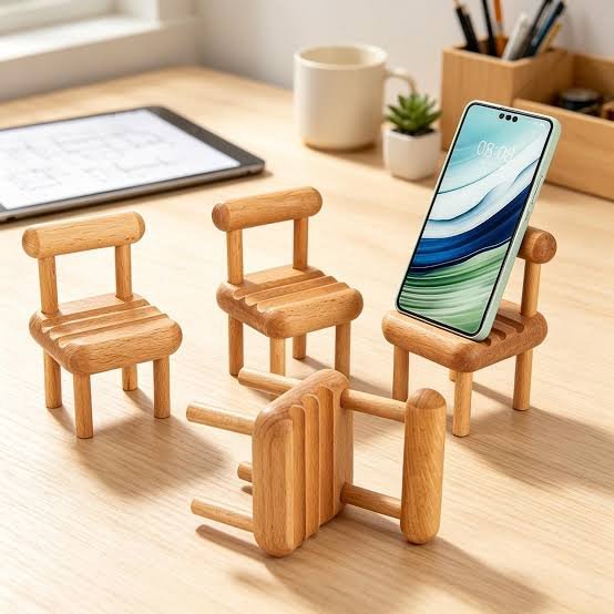 Mini Stul Telefon Tutacağı