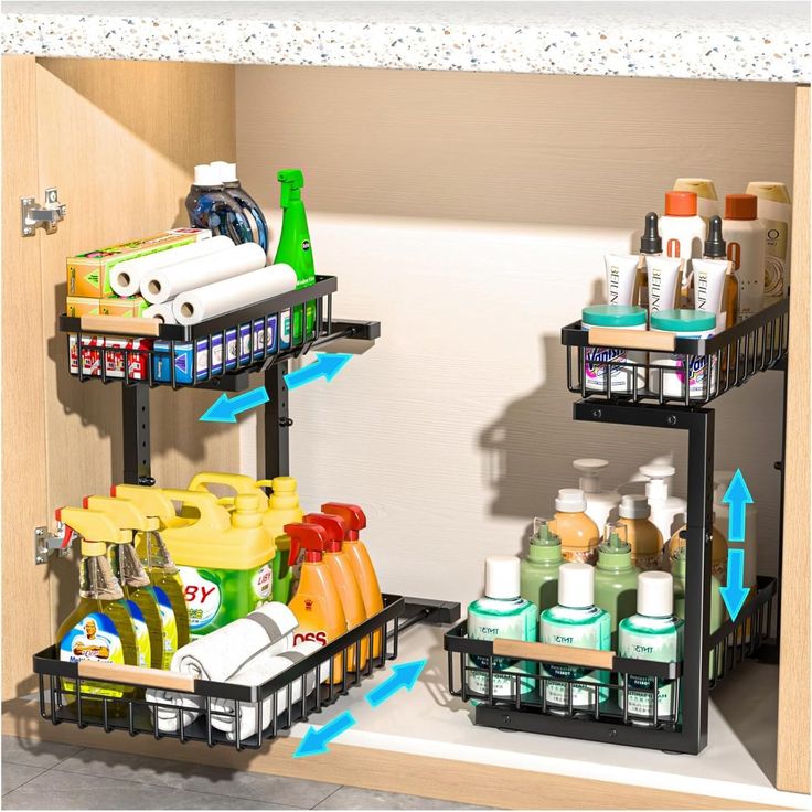 2 Mərtəbəli Siyirtməli Orqanayzer