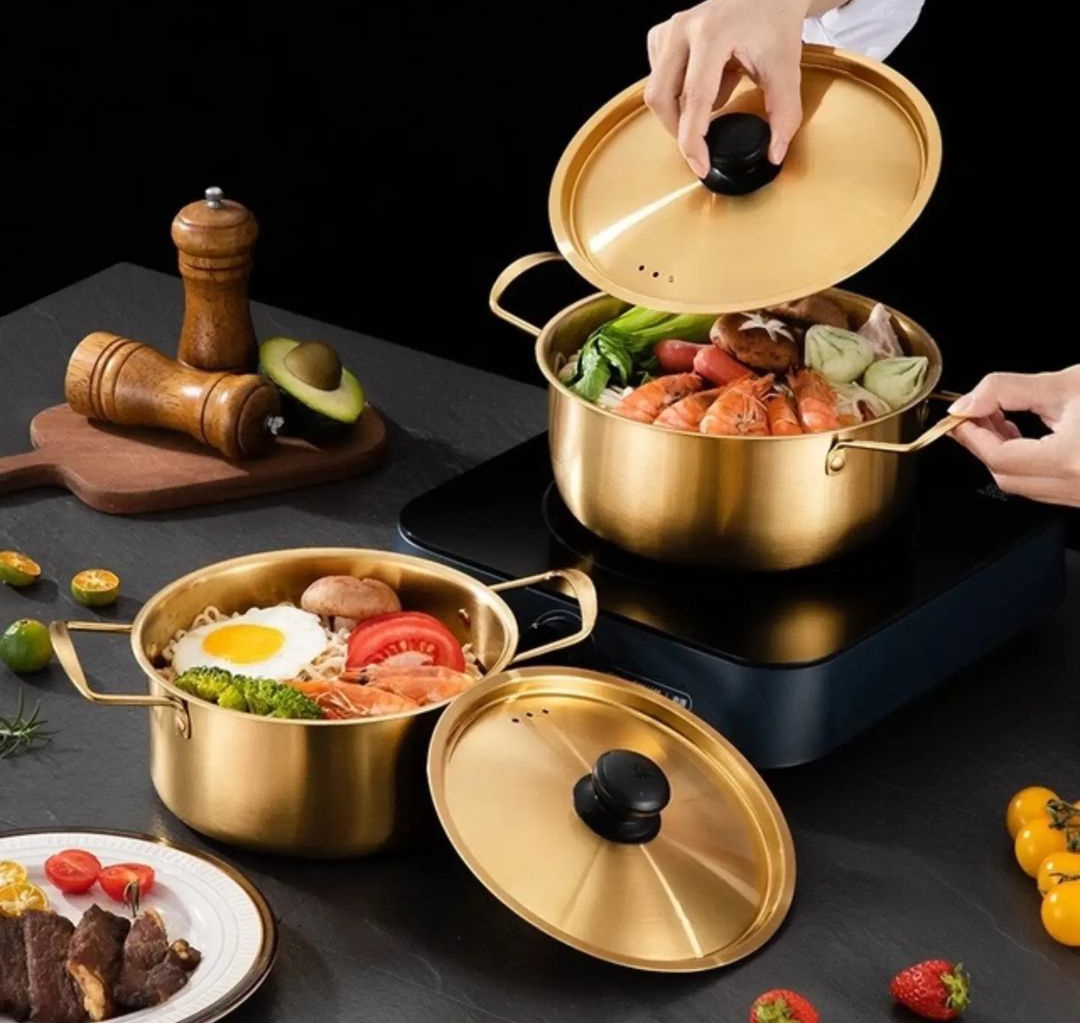 3 lü Gold Qazan Dəsti