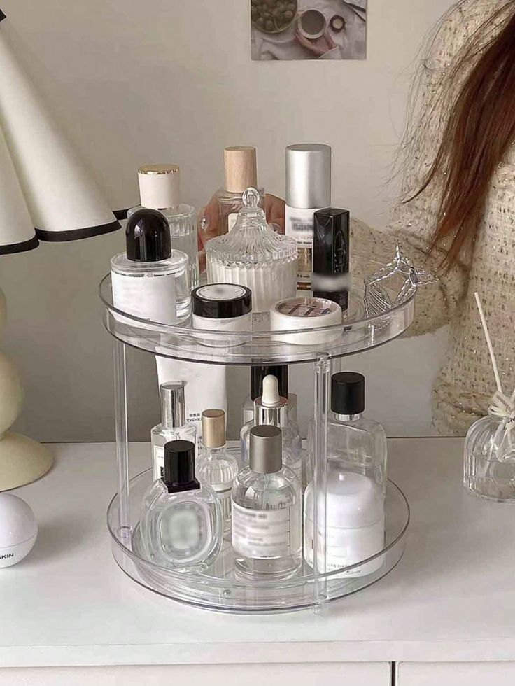 Şəffaf Dönən Stand / 2 Mərtəbəli