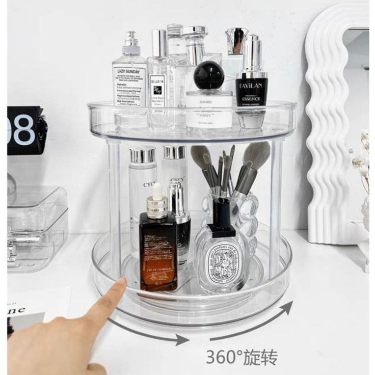 Şəffaf Dönən Stand / 2 Mərtəbəli